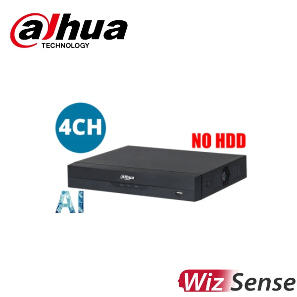 Dahua DHI-NVR4104HS-P-AI/ANZ 4 Channel 4PoE Wizsense Network Video Recorder (no HDD)