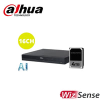 Dahua DHI-NVR4216-16P-AI/ANZ-4T 16 Channel up to 16MP Wizsense Network Video Recorder (4TB HDD Installed)