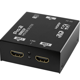 2 WAY HDMI SPLITTER 1 IN 2 OUT 3D 4K2K COMPATIBLE