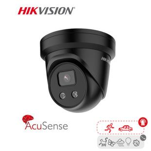 Hikvision DS-2CD2386G2-IU Acusense 8MP 4K Turret Network Camera with Mic 2.8mm BLACK