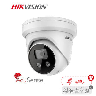 Hikvision Acusense DS-2CD2366G2-IU IP Camera 6MP 3K Turret Network Camera with Mic 2.8mm