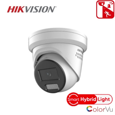 Hikvision DS-2CD2367G3-LIS2UY/SL 6MP 3K Smart Hybrid Light Turret Camera With Strobe / Speaker *LIVEGUARD**ColorVu 3.0**AcuSense 3.0**Audio 2.0**NEW*