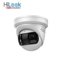 HILOOK IPC-T289PH-MU/SL#AU 8MP 4K Dual Lens Stitched Wide Angle Smart Hybrid Light Fixed Turret Network Camera