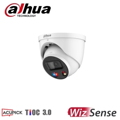 Dahua DH-IPC-HDW3849H-AS-PV-ANZ-S2 4K 8MP TIOC 3.0  Smart Dual Illumination Active Deterrence Fixed-focal Eyeball WizSense Network Camera 2.8mm *NEW*