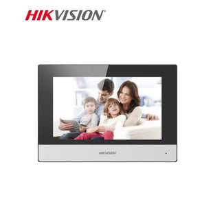 Hikvision 2nd Gen. 2 Wire Intercom, 7″ Touch Screen Room Station, DS-KH6320-WTE2