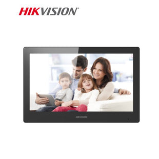 Hikvision 2nd Gen IP Intercom, DS-KH8520-WTE1, 10″ Touch Screen Room Station, WiFi, 1024 x 600, 12VDC/POE