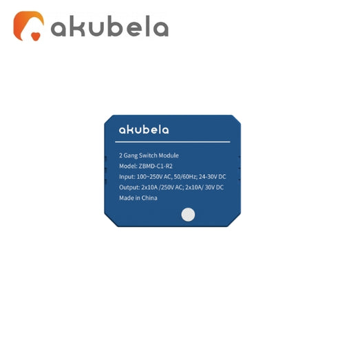 Akubela ZBMD-C1-R2 Two Gang Relay Unit
