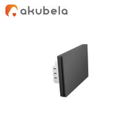 Akubela Zigbee Smart Light Switch 1 Gang Glass Surface Black