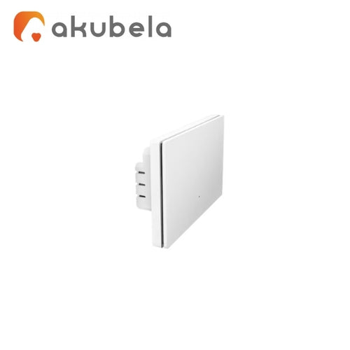 Akubela Zigbee Smart Light Switch 1 Gang Glass Surface White