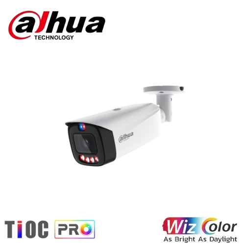 Dahua DH-IPC-HFW3849T1-AS-PV-PRO 2.8mm 8MP 4K Smart Dual Light Active Deterrence Fixed-focal Bullet WizSense Network Camera