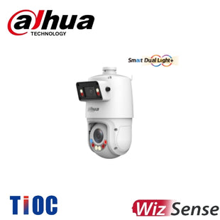 Dahua DH-SDT4E425-4F-GB-A-PV1 X-Spans 4MP+4MP 25x TiOC WizSense Network PTZ Camera