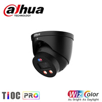 Dahua DH-IPC-HDW3849H-AS-PV-PRO-ANZ-BLK 4K 8MP TIOC PRO Smart Dual Illumination Active Deterrence Fixed-focal Eyeball WizSense Network Camera 2.8mm *NEW*