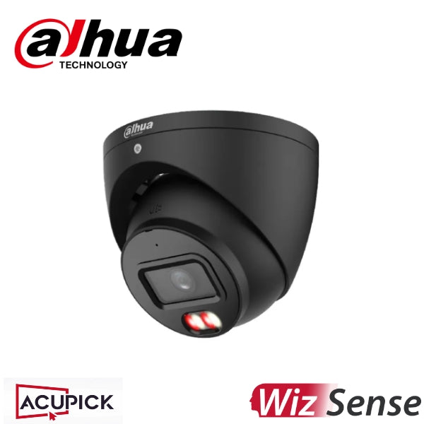 Dahua DH-IPC-HDW3867EM-S-IL-ANZ-BLK 4K 8MP BLACK Smart Dual Light Fixed-focal Eyeball WizSense Network Camera