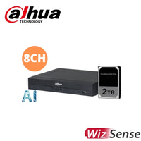 Dahua DHI-NVR4108HS-8P-AI/ANZ-2T 8 Channel 8PoE Wizsense Network Video Recorder (2TB HDD Installed)