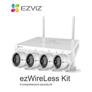 Ezviz Wireless Security Camera Kit 4 Channel 1TB HDD 1080P - EZ-CS-BW3424B0-E40