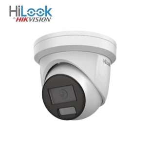 HILOOK 8MP 4K IPC-T282H-MU 2.8mm Intelligent Dual IR Fixed Turret Network Camera, Built-in Mic