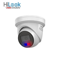 HILOOK 6MP IPC-T269-MU/SL 2.8mm All-in-One Fixed Turret Network Camera, Blue / Red Strobe / Audio