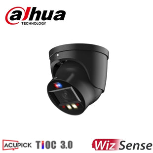 Dahua DH-IPC-HDW3849H-ZAS-PV-ANZ-S2-BLK 4K 8MP Smart Dual Light Active Deterrence Vari-focal Eyeball WizSense Network Camera