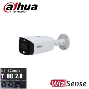 Dahua DH-IPC-HFW3649T1-AS-PV-ANZ 6MP TIOC 2.0 Smart Dual Illumination Active Deterrence Fixed-focal Bullet WizSense Network Camera