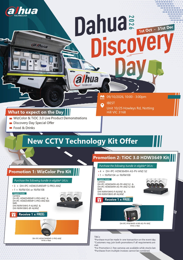Dahua Discovery Day Promotion 2026 Q4, 30/10/2026