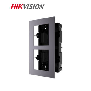 Hikvision 2nd Gen. Intercom, Door Station Gang Box, Flush Mount, Supports 2 Modules, DS-KD-ACF2