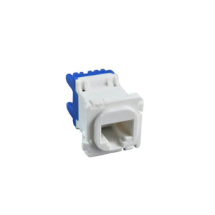 CAT5e INSERT CAT5e RJ45 white jack fits directly into wall plate