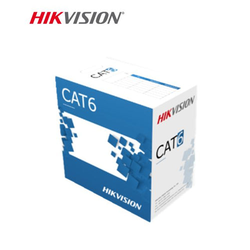 Hikvision 305 m CAT6 UTP Network Cable (Solid Copper, 0.53 mm, CM) Blue