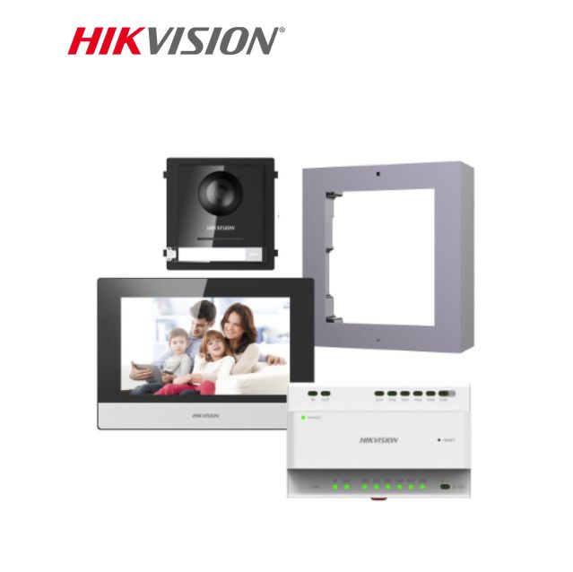 Hikvision DS-KIS702Y-P 2nd Gen IP 2-Wire Intercom Villa Kit